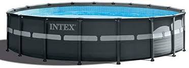 Amazon Com Intex 18ft X 52in Ultra Xtr Pool Set With Sand Filter Pump Ladder Ground Cloth Pool Cover Garde Pool Cover Above Ground Pool In Ground Pools