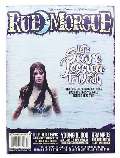 Rue Morgue Magazine #173: Let's Scare Jessica to Death | Free Shipping