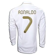 Find great deals on ebay for real madrid jersey 2011 12. Ronaldo 7 Real Madrid 2011 12 Home Long Sleeve Soccer Jersey White X Large Buy Online In China At China Desertcart Com Productid 11328686