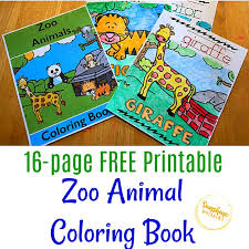 Plus, it's an easy way to celebrate each season or special holidays. Free Printable Zoo Animal Coloring Book For Kids
