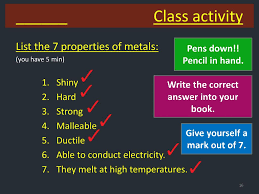 Why is it possible to bend metals but not ionic crystals? T2t1 Metals And Non Metals Ppt Download
