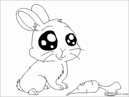 Free printable anime animals coloring pages. Bunny Anime Animals Coloring Page Coloringbay