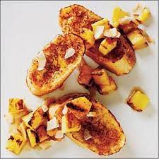 Coconut French Toast With Grilled Pineapple Recipe Recipe Coconut French Toast Pineapple Recipes Grilled Pineapple Recipe