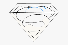 Anyone can draw superman logos. How To Draw Superman Logo Step By Step Superman Sign Drawing Hd Png Download Transparent Png Image Pngitem