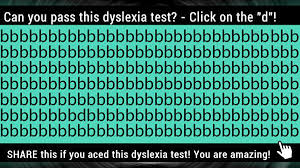 1) an interview with the parent (s) to establish that a reading problem exists, and to review family history. Can You Pass This Dyslexia Test
