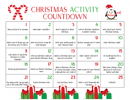Winter Bucket List Christmas Calendar Countdown Kids Love Natural Beach Living Advent Calendar Activities Christmas Countdown Calendar Christmas Calendar
