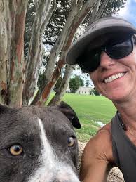 Thoughtful dog rolls in mud to comfort owner