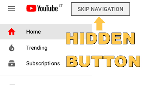 Youtube skip navigation