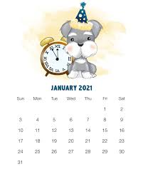 Free download blank calendar templates for 2021. Free Printable 2021 Cute Dog Calendar The Cottage Market