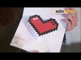 Lots of card templates to customise. Solopress Blog The Latest News From The Print And Design Industry Cards Valentines Cards Heart Pop Up Card