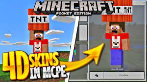 View, comment, download and edit download minecraft skins. Free 4d Skins In Mcpe How To Install 4d Skins In Minecraft Pe Tutorial Minecraft Pocket Edition Youtube