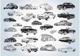 Vintage Cars Vectors Car Vector Vintage Cars Retro Cars