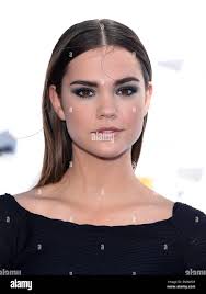 Maia Mitchell arrives at the MTV Movie Awards at the Nokia Theatre