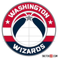 Blaze of love ablazingly nba logos sports web page nba logo redesigns: How To Draw The Washington Wizards Logo Sketchok