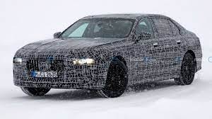 Our friends at autoblog got spy photos of it earlier this week (and they're much nicer than mine). Next Gen Bmw 7 Series Spied With Its Chin Up In The Snow