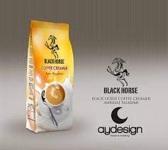 Black Horse Coffee Creamer Packaging Design Coffee Creamer Black Horse Packaging Design