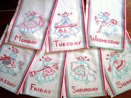 With the 20+ delightful dish towel patterns collection, you won't have to go searching for homemade dish towels to design yourself. 99 Embroidered Tea Towels Ideas Tea Towels Vintage Embroidery Embroidery Patterns