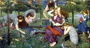 Gather Ye Rosebuds While Ye May Waterhouse Painting 1909 John William Waterhouse Flora And The Zephyrs Pre Raphaelite Art John William Waterhouse William Waterhouse E John Waterhouse