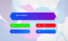 Info below contains color trivia questions and answers. Design Of Quiz In Blue Color Question And Four Answer Option Correct Answer Is Green Wrong Answer Is Red Vector Illustration Isolated On Geometric Shapes Background Royalty Free Cliparts Vectors And Stock