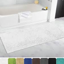 Black And White Bath Rug Runner Amazon Com Mayshine Bath Mat Runners For Bathroom Rugs Long Floor Mats Extra Soft Absorbent Thickening Shaggy Microfi Bath Mat Runner Bathroom Rugs Bath Mat