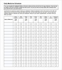 Medication Chart Template Free Download New Medication