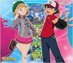 Ash Y Serena Atuendo Galar By Damany7 Pokemon Ash And Serena Anime Pokemon Characters