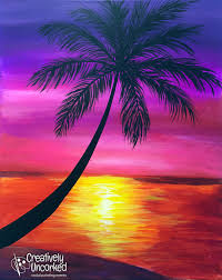 Original file at image/png format. Hawaii Sunset Drawing