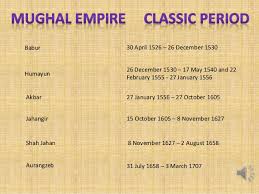 Ppt On Mughal Empire