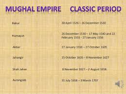 Ppt On Mughal Empire