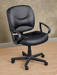 Livingxl Vinyl Office Chair With Arms Black Vinyl Office Chair Chair Office Chairs For Sale