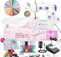 Amazon.com: Mini Sewing Machine for Beginners-Maquina de Coser, Easy  Automatic Sewing Machine with Extension Table, Household Electric Portable  Sewing ...
