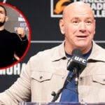 Leave the sport'... Fans slam Dana White after Khabib Nurmagomedov-related  error during Abu Dhabi fight announcement