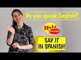 :) well im guessing you meant how do you say 'we don't speak spanish' in spanish, not english, so i'll tell you it in spanish.no hablamos español. How To Say In Spanish Do You Speak English Hola Spanish Youtube