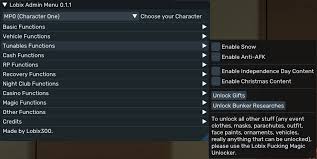 Gta v on ps4 is an astoundingly good version of an immersive game. Outdated Lobix Admin Menu With Magic Unlocker