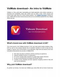 Vidmate hd download is the right tool for you! Vidmate Vidmate App Supports Over 200 Platforms To Download Movies And Videos