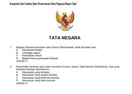 Ilmu Pengetahuan Populer 5 Contoh Soal Cpns 2014