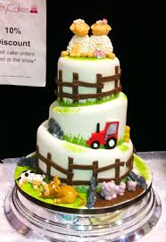 Farmers Wedding Cake Love It Novelty Wedding Cakes Farm Cake Themed Wedding Cakes