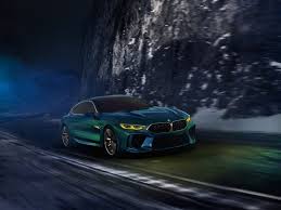 Bmw Concept M8 Gran Coupe Front View On Road Wallpaper Bmw Concept Gran Coupe Bmw Wallpapers