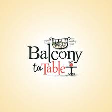 Balcony To Table Logo Design Logo Design Design Table