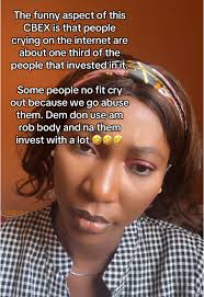The people that can’t cry out actually invested a whole lot more🤣🤣🤣.  #investment #cbex #ponzischeme