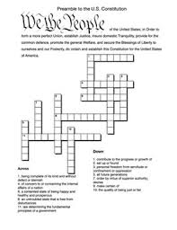 The supreme court's power to decide what is constitutional. Constitution Vocabulary Crossword Worksheets Teaching Resources Tpt