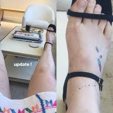 For example it can be big and impressive with 3d efect on beads or moddest, minimalistic with only dots and cross. Lena Dunham S 24 Tattoos Meanings Steal Her Style