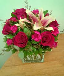 This composition of flowers is generally available for same day delivery in new york city (nyc). Raspberry Swirl By Floral Expressions By Floral Expressions