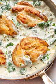 This Spinach And Artichoke Chicken Recipe Has Cream Cheese Artichoke Hearts Tender Chicken Breasts And Fre Poultry Recipes Chicken Recipes Artichoke Recipes