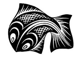 Fish By M C Escher 1947 Desenho Religioso Artes Decorativas Tatoo