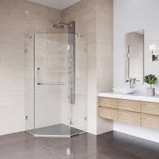 Replacing rv shower walls or the shower enclosure is a huge job. Vigo Piedmont Frameless Neo Angle Shower Enclosure