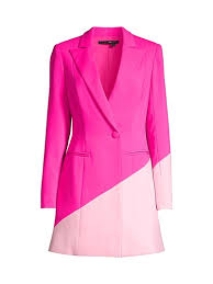 Jay Godfrey Women's Ace Bright Blazer Dress In Bright Fucshia Peony