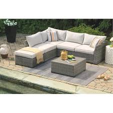 P301070 In By Ashley Furniture In Mooresville Nc Cherry Point 4 Piece Outdoor Sectional Set