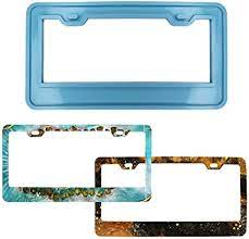 Send other drivers a message with personalized license plate frames. Amazon Com License Plate Frame Silicone Mold Resin Mold Rubber Mold Diy Porpor Booya