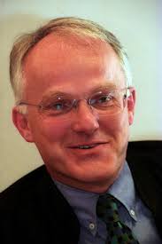 Image of Sir Colin Chandler, chairman of Vickers plc, sits in his